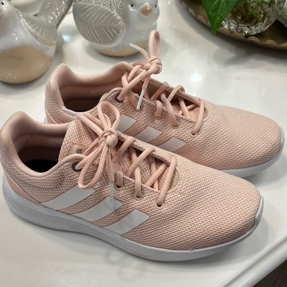 adidas Women’s Pale Pink Mesh Running Sneakers